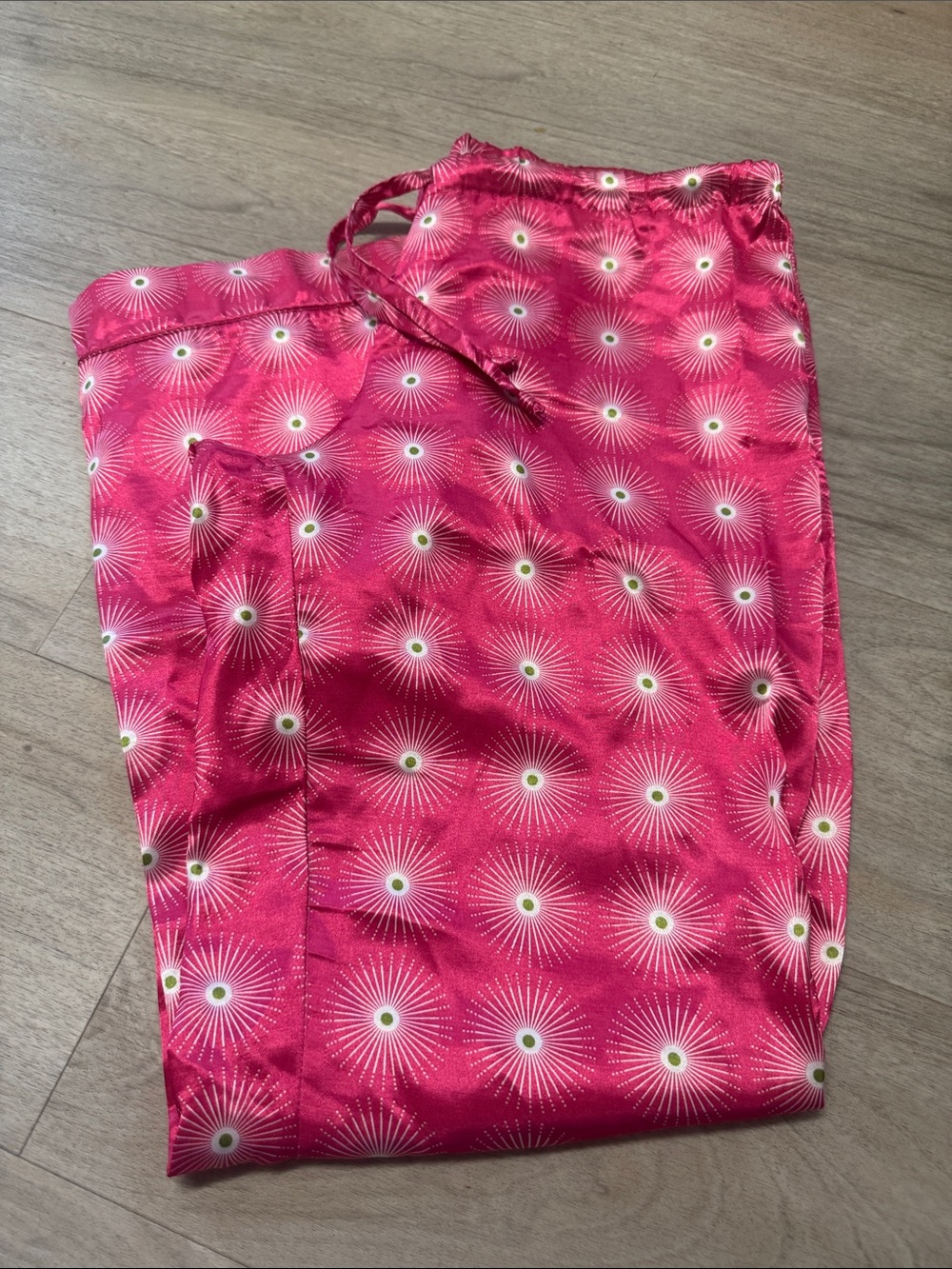 Old Navy Hot Pink Starburst Drawstring Pajama Pants